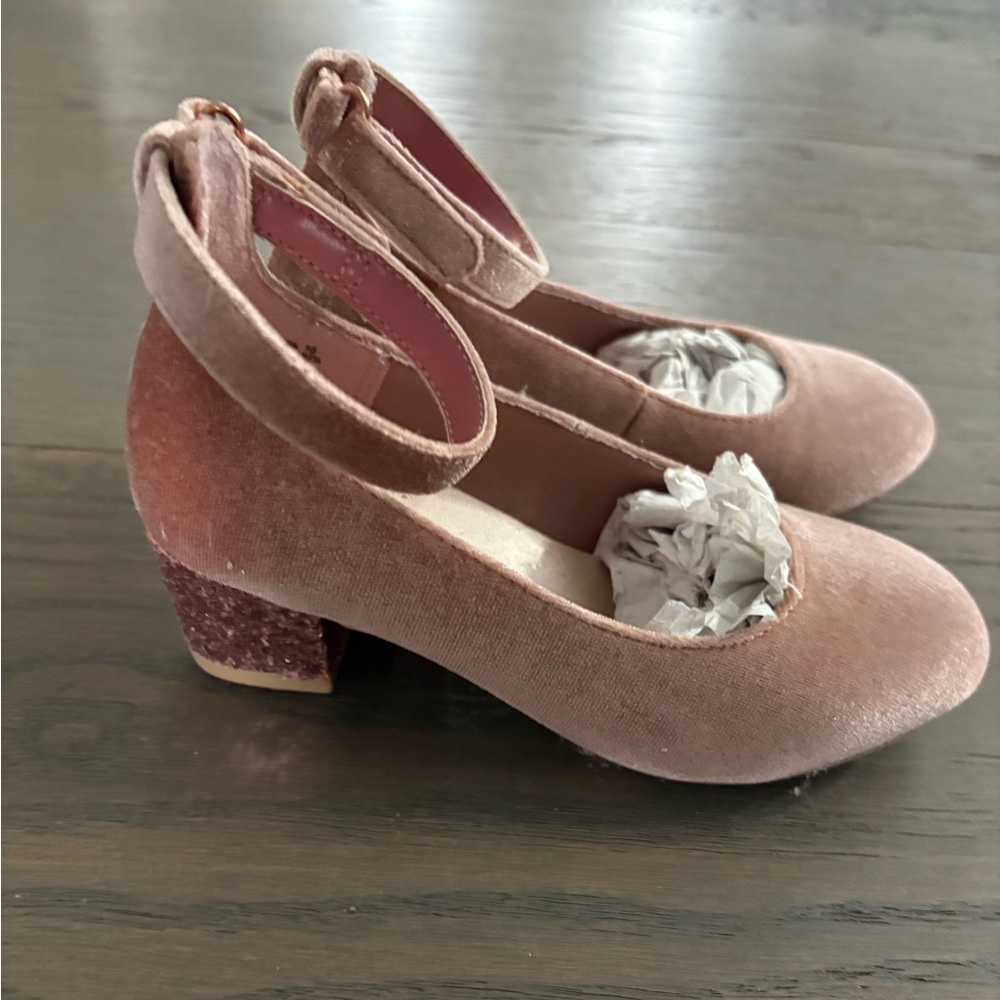 American eagle girls pink dress shoes sz 10 new in box